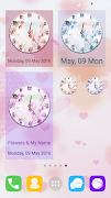 برنامه‌نما Flower Clock Widget عکس از صفحه