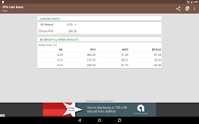 برنامه‌نما Airsoft FPS Calc Basic عکس از صفحه