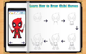 Learn How to Draw Chibi Super Heroes 截图 4