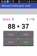 Math game World โปสเตอร์