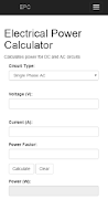 Electrical Power Calculator poster