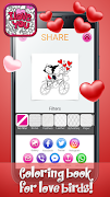 Love Coloring Book Pages with Romantic Drawings screenshot 2