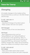 برنامه‌نما [root] Status Bar Cleanup عکس از صفحه