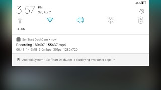 برنامه‌نما SelfStart Dash Cam عکس از صفحه