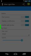screen blue light filter Screenshot 1