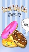 Donut Kitty Cats Tower Stack syot layar 4