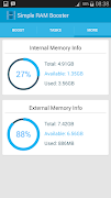 Simple RAM Booster ảnh chụp màn hình 4
