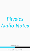 Physics Audio Notes poster