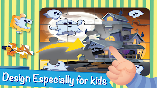 Halloween City Puzzle Funy Kid スクリーンショット 2