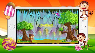 Candy monkey junior runner plakat