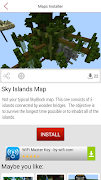 Maps Installer for MCPE imagem de tela 1