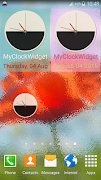 Stylish Clock Widget اسکرین شاٹ 2