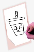 برنامه‌نما How To Draw Cute Drinks عکس از صفحه