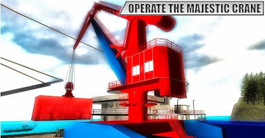 Harbor Crane Cargo Ship Loader captura de pantalla 3