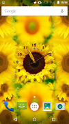 Sunflower Clock screenshot 2