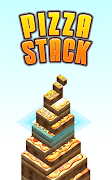 Pizza Stack Tower Affiche