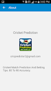 Cricket Match Prediction Ekran Görüntüsü 3