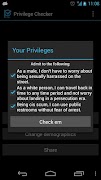Privilege Checker syot layar 2