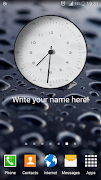 My Name Clock Widget capture d'écran 4