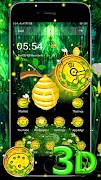 3D Cute Honey Bee Launcher Theme 🐝 syot layar 2
