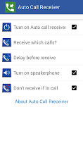 Auto Call Receiver PRO screenshot 2