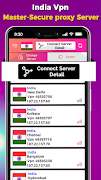 India Vpn Master - Secure Proxy Server โปสเตอร์