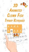 Clown Fish Theme&Emoji Keyboard capture d'écran 1