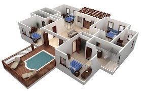برنامه‌نما 3D Home Design Ideas عکس از صفحه