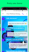 Butterfly SMS Theme screenshot 1