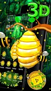 3D Cute Honey Bee Launcher Theme 🐝 syot layar 3