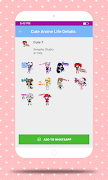 Cute Anime Life Stickers - WAStickerApps Screenshot 6