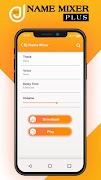 DJ Name Mixer Plus - Mix Name to Song スクリーンショット 1