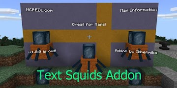 Text Squids Addon for MCPE capture d'écran 2