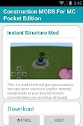 Construction MODS For MCPocket screenshot 3