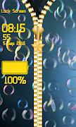 Bubbles Zipper Lock Screen syot layar 7