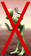 kill green alien Plakat
