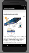 Basic Electronics Question & Answers captura de pantalla 4
