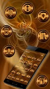 Copper Rays Modern Theme اسکرین شاٹ 2
