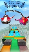 Impossible Flying Chained Car Games captura de pantalla 3