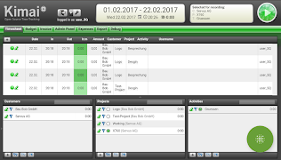 Kimai Time Tracker 截图 5