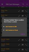 3 Schermata SIM Card Contacts Manager & Device Info