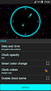 Neon Blue Theme Widget Ekran Görüntüsü 4