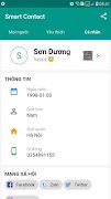 Smart Contact - Liên hệ thông minh الملصق