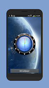 Planets clock live wallpaper screenshot 5