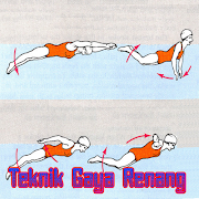 پوستر Swimming Style Basic Techniques