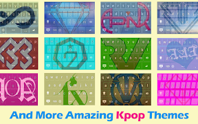 Kpop Keyboard Theme captura de pantalla 4