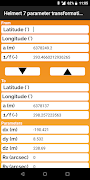 Helmert 7 parameter transformation calculator-FREE ภาพหน้าจอ 3