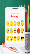Emoticons Drawing poster