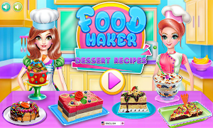 Food maker - dessert recipes الملصق