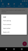 Call Blocker ภาพหน้าจอ 1